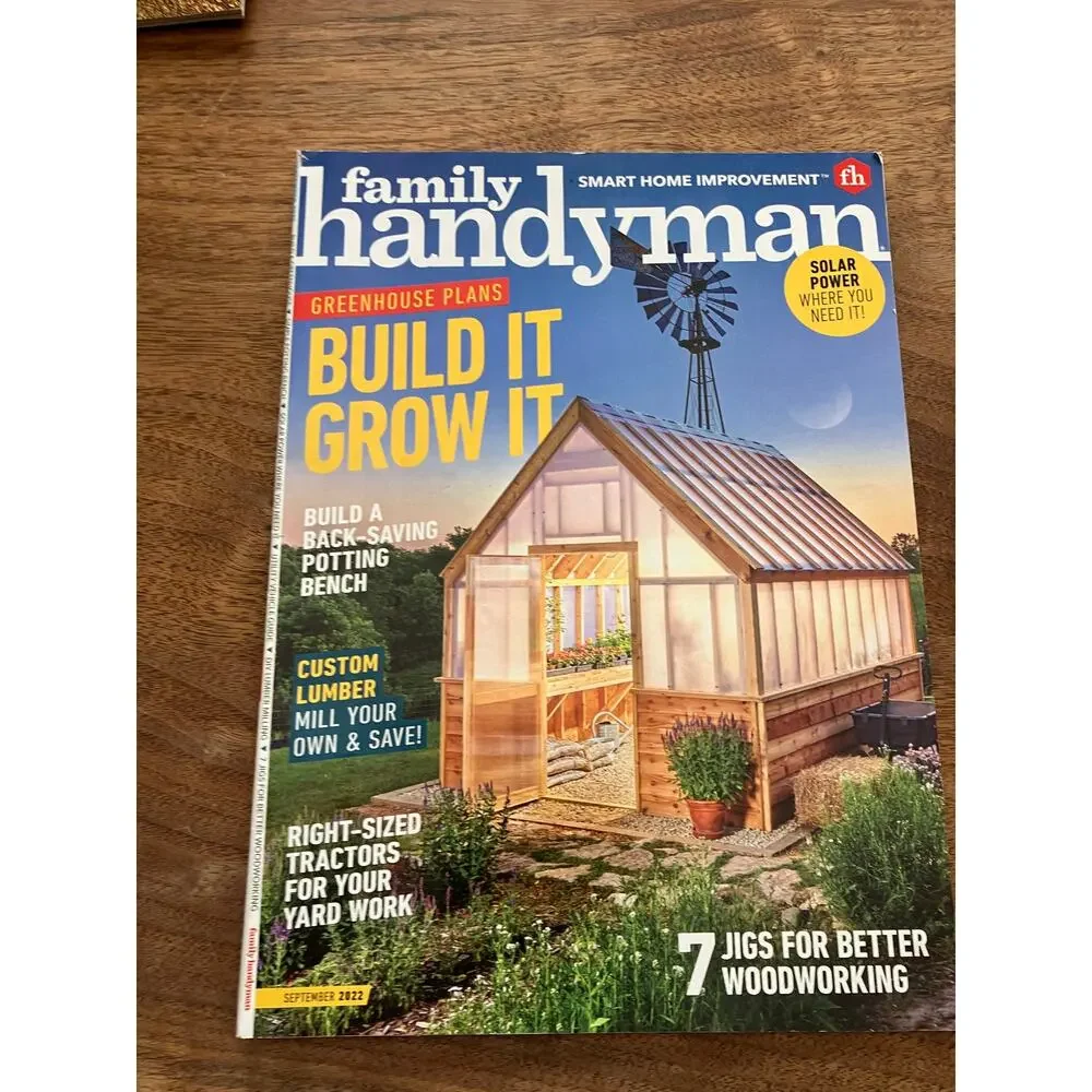 Lot of 9 Family Handyman Magazines | DIY Projects, Woodworking, Home Improvement